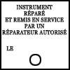 Vignette de remise en service provisoire apres reparation