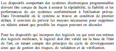 Exigences essentielles - 12-1 - systèmes programmable