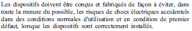 Exigences essentielles - 12-6 - Risques electriques
