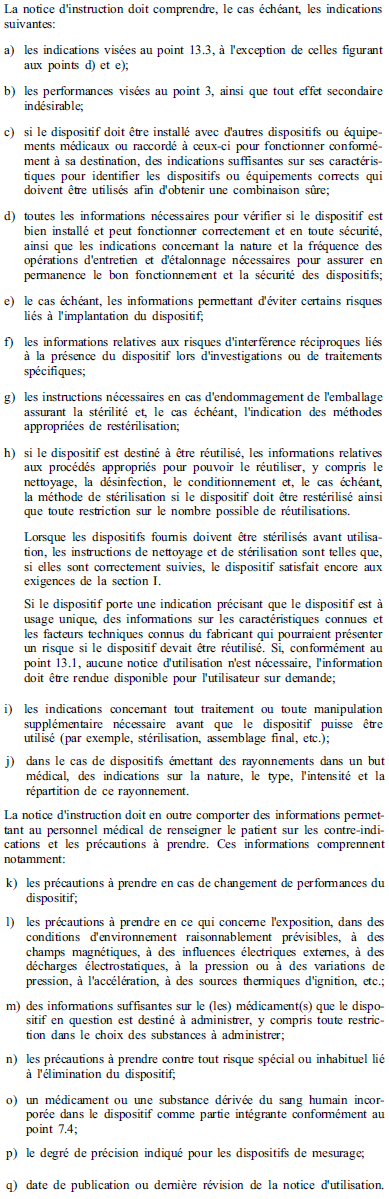 Exigences essentielles - 13-6 - Notice d instruction