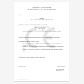 generateur de declaration CE