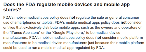 FDA mobile app