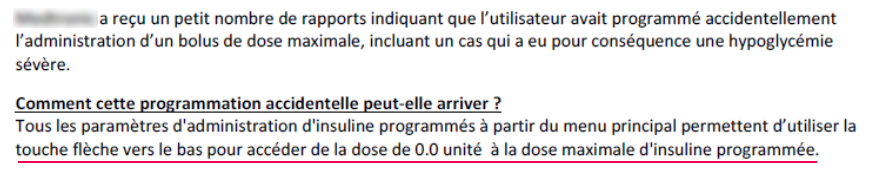 une interface ambigue produit une ereeur d'utilisation