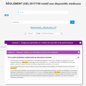 reglement dispositifs medicaux web
