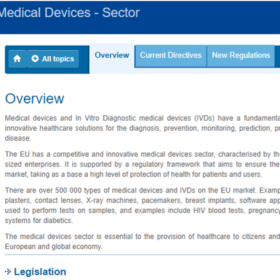 site UE dispositifs medicaux