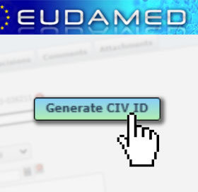 Générer un CIV ID sur EUdamed