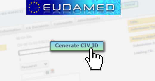 Générer un CIV ID sur EUdamed