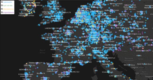 Carte Eudamed