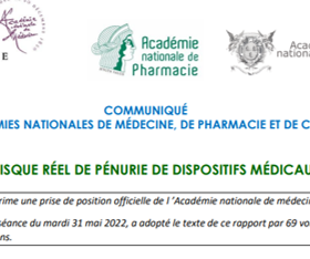 pénurie de dispositifs médicaux