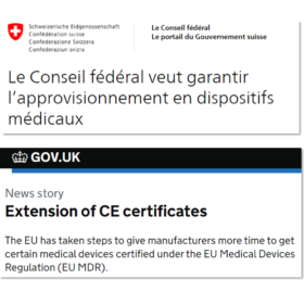 période de transition en Suisse et aux UK