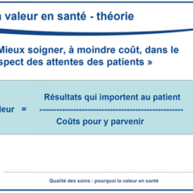 Calcul de la valeur en santé