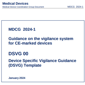 MDCG 2024-1 - Device Specific Vigilance Guidance