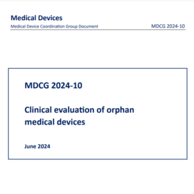 MDCG 2024-10 - Clinical Evaluation - Orphan Medical Device