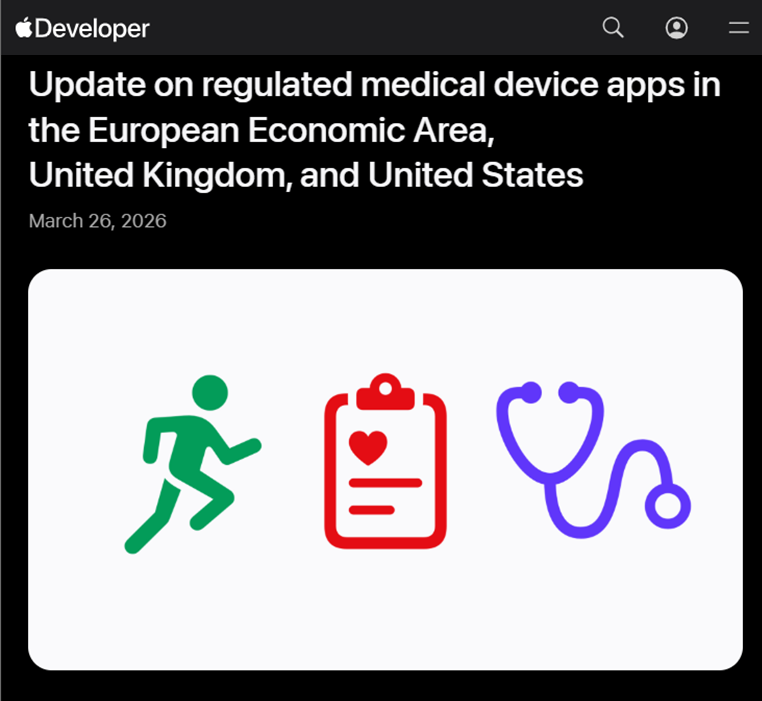 Apple regulated medical device apps
