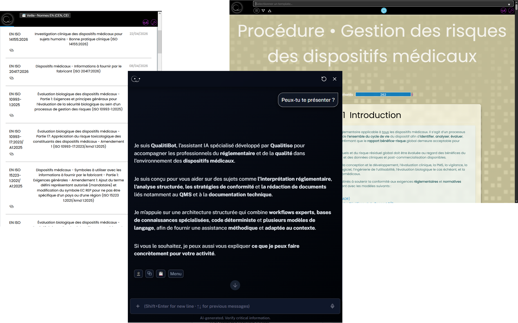 veille, templates et Qualitibot